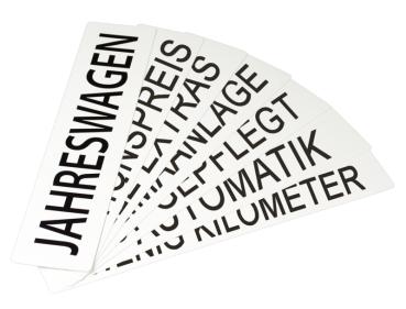 Miniletter mit Standard Texten
